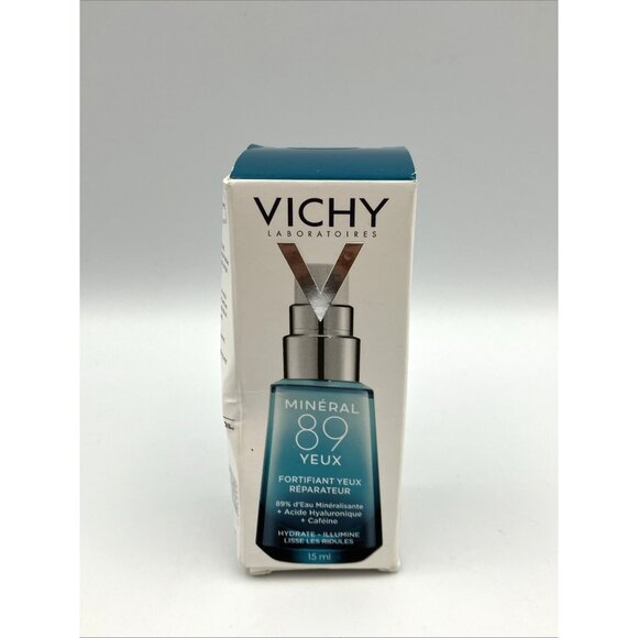 Vichy Mineral 89 Eye Repairing Fine Line Serum .5 Fl Oz New In Damaged Box - Picture 1 of 4